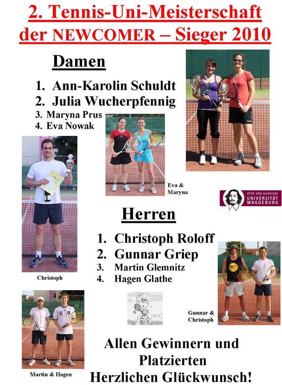 Sieger Newcomer 2010