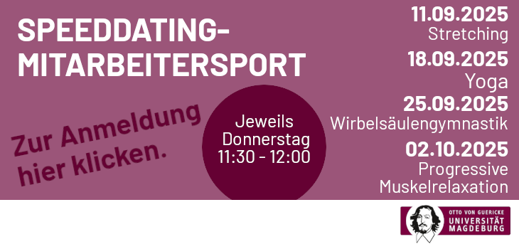 Speeddating Mitarbeitersport
